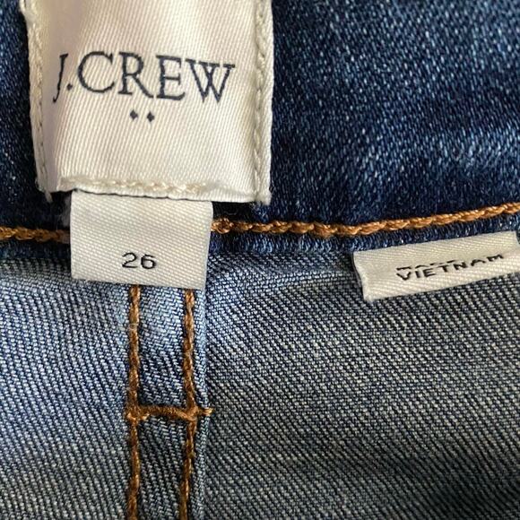 J Crew Factory Size 26 Boyfriend Jeans Key West Wash Style J2917 Distressing - Picture 3 of 4